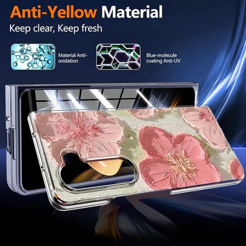 مغناطيسي لـ Galaxy Z Fold 7 Case ، Circle Magnet Circle والشحن اللاسلكي ، وغطاء علبة مقاوم للصدمات من الدرجة العسكرية لـ Z Fold 7 [Safflower] Mus-CXDZ-09-07 in Kuwait