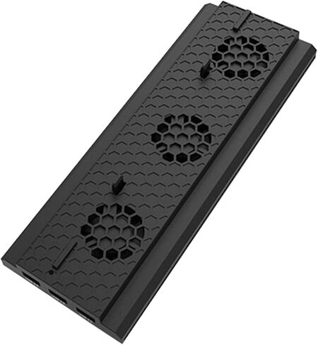 Homsfou Game Console Cooling Fan Stand Triple USB Hub Control Termptive One Flack للاعبين وأداء وحدة التحكم المحسنة in Kuwait