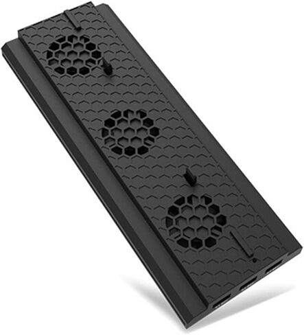Homsfou Game Console Cooling Fan Stand Triple USB Hub Control Termptive One Flack للاعبين وأداء وحدة التحكم المحسنة in Kuwait