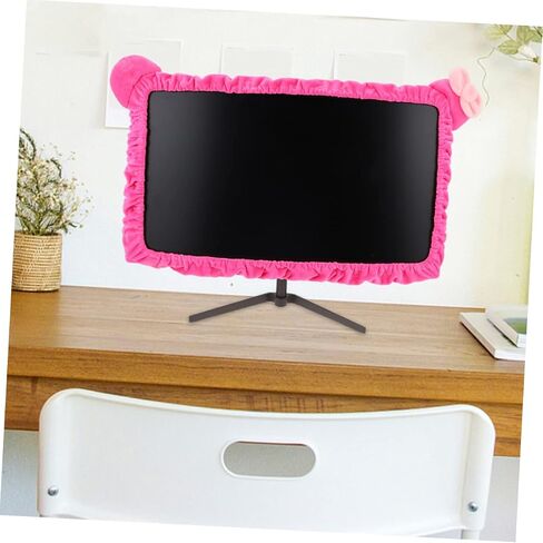 POPETPOP 2Pcs Monitor Dust Cover Elastic Protective Sleeve for Screens Static Design Decorative Computer Cover for Family and Friends in Saudi Arabia