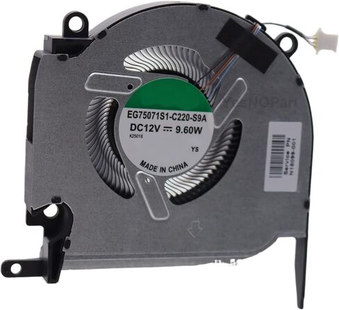 12V CPU/GPU Graphics Cooling Fan kit N14087-001 Replacement for HP Omen 16-K 16-N 16-K0023DX 16-N0023DX (RTX 3060 3070) in Kuwait