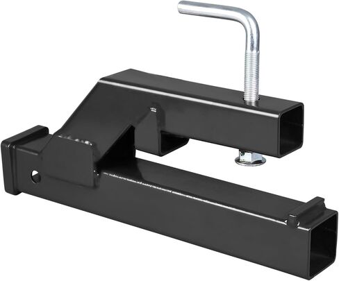 مشبك Garvee على وصلة المقطورة، محول تثبيت كروي 2 بوصة، جهاز استقبال وصلة الجر متوافق مع دلو جرار Deere Bobcat، قطعة واحدة من وصلة الجرافة، ترقية جديدة، أسود in Kuwait