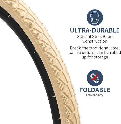 YUNSCM 700C Bike Tires 700X40C/42-622 60TPI 1.5mm Puncture Proof and 700C Bike Tubes Schrader Valve and 2 Rim Strips Compatible with 700X38C 700X39C 700 X 40C 700X42C Bike Tires and Tubes (Y-1178) in Saudi Arabia