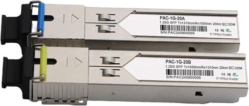 1.25G SFP Transceiver 20km 1000Base-Bidi Singlemode Simplex SC Module for with WDM (5piece) in Kuwait