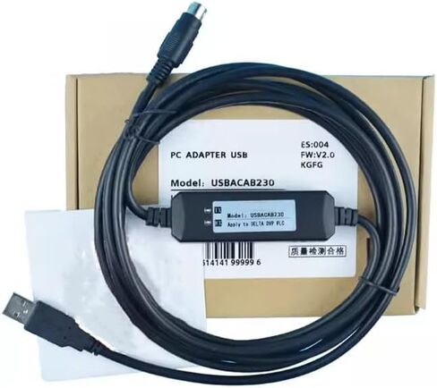 USBACAB230 لـ PLC برمجة الكابلات بيانات الاتصالات تنزيل الكابل الاقتصاد الأسود 3M in Saudi Arabia