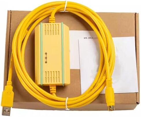USBACAB230+ for PLC Programming Cable Communication Data Download Cable Gold-Plated High Speed EMI FT232RL Chip/Yellow Gold-Plated Plug 3m in Saudi Arabia