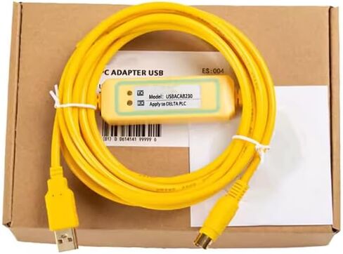 USBACAB230 for PLC Programming Cable Communication Data Download Cable High-Speed and Stable Model FT232RL chip/Yellow Gold-Plated Plug 3 Meters in Saudi Arabia