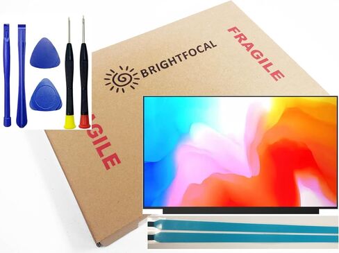 BRIGHTFOCAL New LCD Screen Replacement for NT156FHM-N61 V8.0 V8.1 15.6 Full-HD FHD 1920 x 1080 Slim Matte LED LCD Display with Tape and Tool in Saudi Arabia