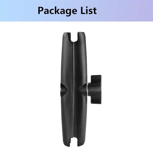 Aluminum Alloy Double Socket Arm for RAM Mounts B Size 1" Ball, Heavy-Duty 5.91" Long Arm – Fits All Standard 1" Ball Adapters, Universal Compatibility in Saudi Arabia