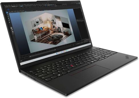 Lenovo ThinkPad P16S Gen 3 21KS0023US 16 "محطة عمل شاشة تعمل باللمس - Wuxga - Intel Core Ultra 7 155H - 16 GB - 512 GB SSD - English Keyboard - Black in Kuwait