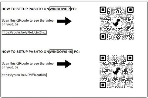 Pashto و Dari لوحة مفاتيح USB السلكية ذات السلكية مع تخطيط الولايات المتحدة (QWERTY) ، أسود غير لامع in Kuwait