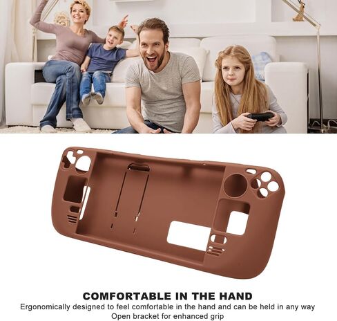 حالة Kickstand المقاومة للصدمات ، غطاء واقعي للكمبيوتر الشخصي مع تصميم مريح متوافق مع لعبة Handhelds (أسود) in Saudi Arabia