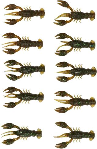 10 مساءً طقم إغراء صيد الأسماك الناعمة - طعم Crawdad PVC الروبيان الصيد البلاستيكي الاصطناعي الصيد للباس in Kuwait