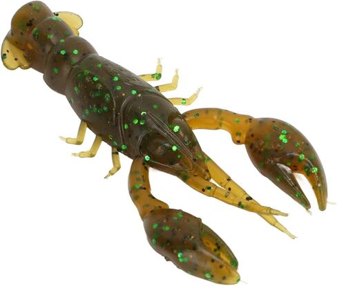 10 مساءً طقم إغراء صيد الأسماك الناعمة - طعم Crawdad PVC الروبيان الصيد البلاستيكي الاصطناعي الصيد للباس in Kuwait
