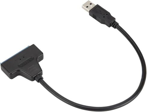 Up to 6 Gbps 3 Cord Sata to USB 3.0 Adapter Support 2.5 Inch External HDD SSD Hard Drive 22 Pin Sata III Cord(USB 3.0) in Saudi Arabia