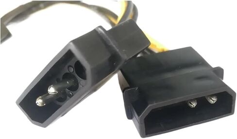 PC Server Internal 2 IDE to CPU 8Pin 8p Converter Power Cable Cord 18AWG Wire 15cm in Saudi Arabia