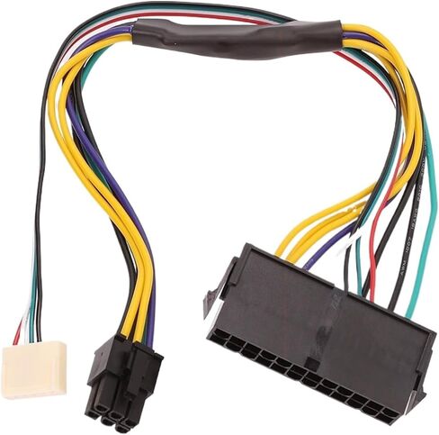 ATX 24pin to Motherboard 2-Port 6pin Adapter Power Supply 18AWG Cord for Z220 Z230 SFF Mainboard Server Workstation in Saudi Arabia