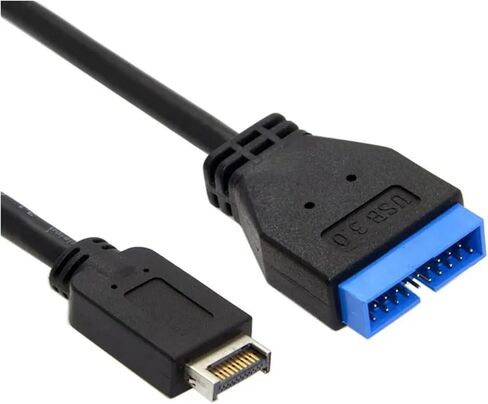 USB 3.1 Type-E Male to IDC 20P Male Adapter Cord 20Pin Extension Cord for Computer Motherboard 20cm in Saudi Arabia