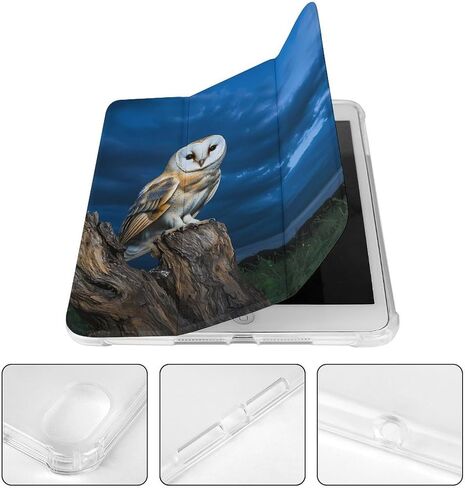 البومة في حالة الليل مع حامل القلم رفيع الوزن ثلاثي الأوزان متوافق مع iPad mini 4/5/6 mini4/5 （7.9in） in Saudi Arabia