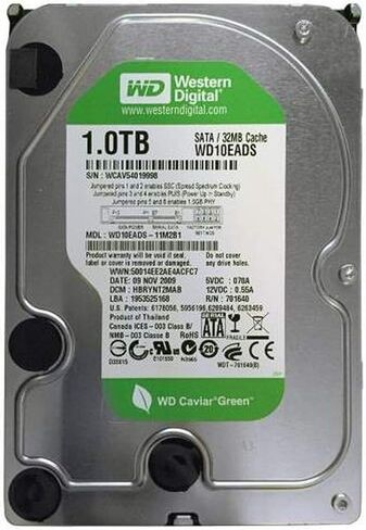 Western Digital WD10EADS 1TB 7.2K RPM 3.5 "15 مم SATA 6.0GB/S HDD (متجدد) in Saudi Arabia