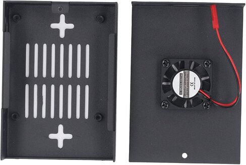 Sanpyl Single Board Computer Case, Zinc Alloy Single Board Computer Metal Cooling Case with Fan for Replacement in Saudi Arabia