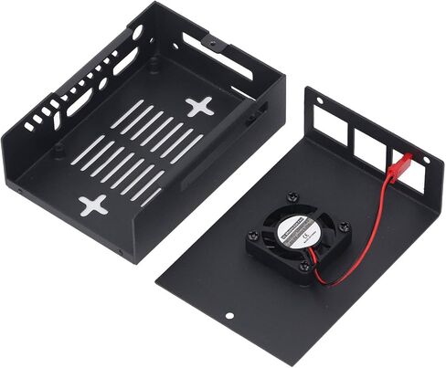Sanpyl Single Board Computer Case, Zinc Alloy Single Board Computer Metal Cooling Case with Fan for Replacement in Saudi Arabia