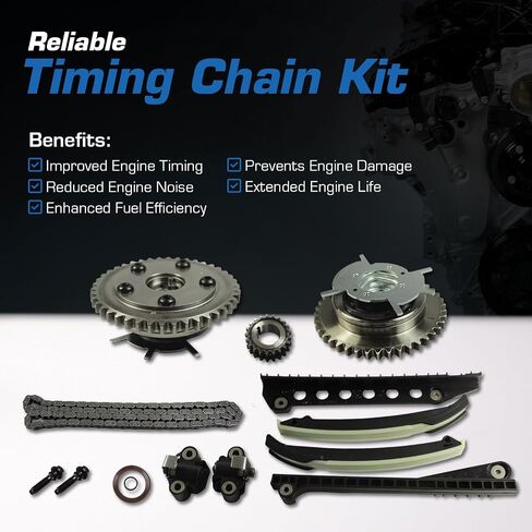 مجموعة جوانات غطاء التوقيت لـ 2005-2014 Ford Expedition F150 F250 F350 Super Duty 5.4L Lincoln Navigator Mark LT TRITON 5.4 3 صمامات تحل محل TCS46078 in Saudi Arabia