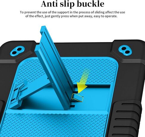 for Callsky-Tab Cpad 10 Tablet Case,Shockproof Kids Rugged with Kickstand Shoulder Strap Heavy Duty Hybrid Cover for Callsky-Tab Ctab 10 Tablet/for Callsky-Tab Cpad 10 10.1 inch(Black/Blue) in Saudi Arabia
