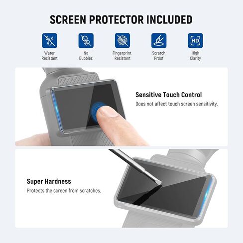 NEEWER Spiral Halo Prism Lens Filter Compatible with DJI Osmo Pocket 3 & Creator Combo Accessories, Magnetic Multicoated HD Optical Glass Gimbal Camera Effect Filter with Screen Protector, FL-C35 in Saudi Arabia