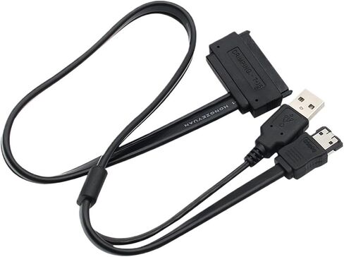 HOT 2 في 1 محرك الأقراص الصلبة SATA 22PIN إلى ESATA بيانات محول كبلات مدعوم من USB 50 سم باستخدام محول برنامج التشغيل HDD 2.5 " in Saudi Arabia