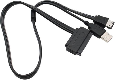 HOT 2 في 1 محرك الأقراص الصلبة SATA 22PIN إلى ESATA بيانات محول كبلات مدعوم من USB 50 سم باستخدام محول برنامج التشغيل HDD 2.5 " in Saudi Arabia