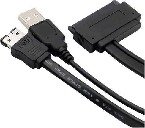 HOT 2 في 1 محرك الأقراص الصلبة SATA 22PIN إلى ESATA بيانات محول كبلات مدعوم من USB 50 سم باستخدام محول برنامج التشغيل HDD 2.5 " in Saudi Arabia