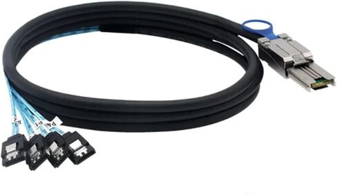 S/AS 3.0 S/AS 26Pin SFF-8088 MALE TO 4 SATA 7PIN 7PIN DISK DISK SPILITER COLL in Saudi Arabia