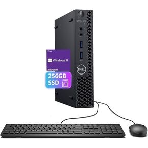 Dell Windows 11 Professional Micro PC (MFF) Optiplex 3070 (أحدث طراز) Core I3-9100T (3.10 جيجا هرتز رباعي) 8GB DDR4 RAM 256GB PCIE M.2 SSD (متجدد) in Kuwait