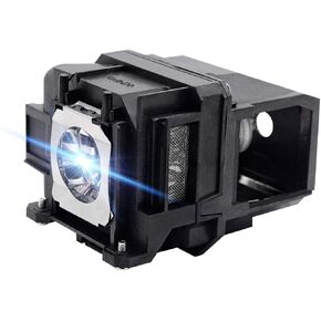 Rembam ELPLP88 V13H010L88 مصباح بديل متوافق مع جهاز عرض EPSON PowerLite 955WH 965H 97H 98H 99WH S27 W29 X27 (ELP88) in Kuwait