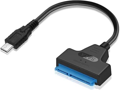 SATA إلى USB 3.0/2.0 سلك يصل إلى 6 جيجابت في الثانية لمدة 2.5 بوصة محرك الأقراص الصلبة الخارجي SSD SATA 3 22 دبوس محول (USB 2.0) in Kuwait