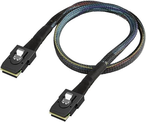 S/As HD Cord SFF-8643 ، SFF-8087 12 جيجابت في الثانية نقل البيانات لوحدة التحكم في خادم اللوحة الأم إلى الطائرة الخلفية (1M ، SFF 8087 إلى 8087) in Saudi Arabia
