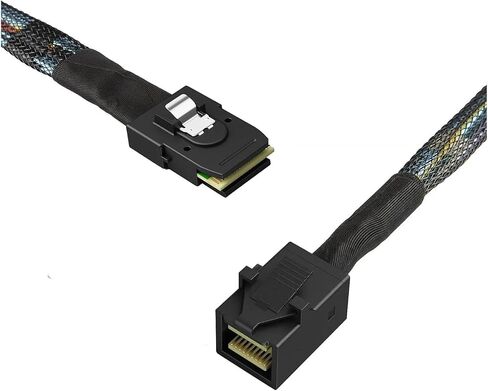 S/As HD Cord SFF-8643 ، SFF-8087 12 جيجابت في الثانية نقل البيانات لوحدة التحكم في خادم اللوحة الأم إلى الطائرة الخلفية (1M ، SFF 8087 إلى 8087) in Saudi Arabia