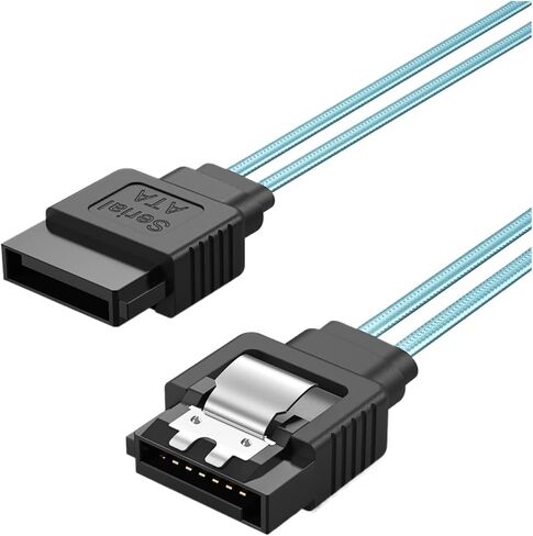 كابلات SATA رقيقة 0.5m SATA 12GBPS ، كابل SATD STA مستقيم ، كابل SATA المرن لـ SSD ، HDD ، CD ، DVD محركات أقراص DVD in Kuwait