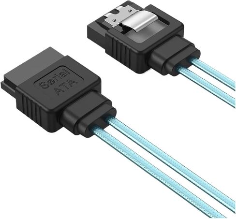 كابلات SATA رقيقة 0.5m SATA 12GBPS ، كابل SATD STA مستقيم ، كابل SATA المرن لـ SSD ، HDD ، CD ، DVD محركات أقراص DVD in Kuwait