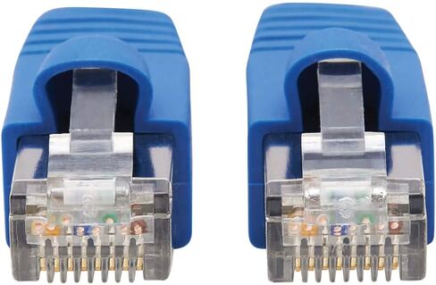 Tripp Lite Cat6a 10G Ethernet Cable, PoE, CMR-LP, Snagless F/UTP Network Patch Cable (RJ45 M/M), Blue, 10 ft. (N261P-010-BL) in Saudi Arabia