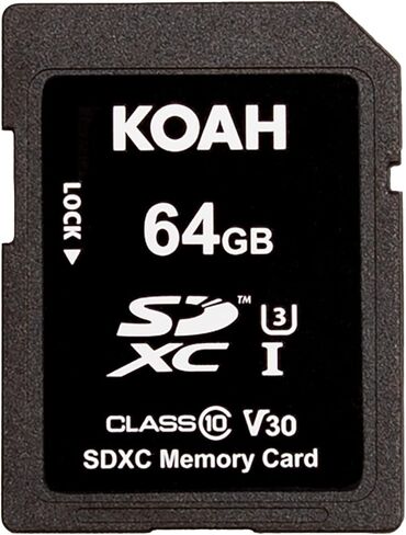 Koah Ultimate 64GB SDHC Memory Card Class10 U3 V30 UHS-I High-Speed Flash Storage in Kuwait