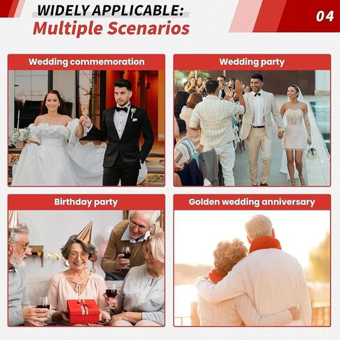 Customized Retro 1960's Audio Video Guestbook - 32GB SD Card, Vintage Style Video & Audio Memories, Perfect for Weddings & Events, Unique Guest Sign-in Experience in Saudi Arabia