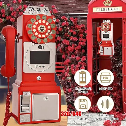 Customized Retro 1960's Audio Video Guestbook - 32GB SD Card, Vintage Style Video & Audio Memories, Perfect for Weddings & Events, Unique Guest Sign-in Experience in Saudi Arabia