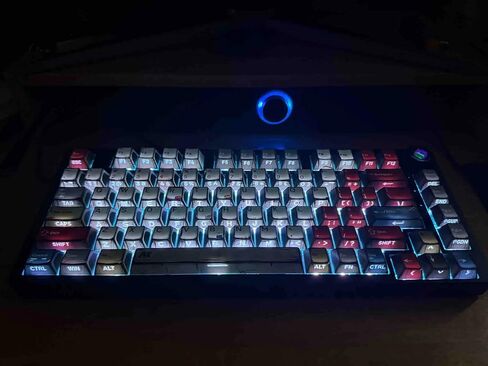 Comic-Themed Mechanical Keyboard with Side-Translucent RGB & PBT Keycaps - Durable Design in Saudi Arabia