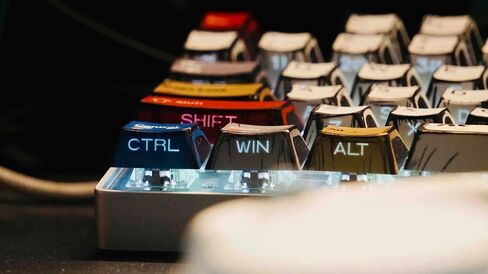 Comic-Themed Mechanical Keyboard with Side-Translucent RGB & PBT Keycaps - Durable Design in Saudi Arabia