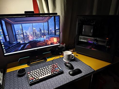 Comic-Themed Mechanical Keyboard with Side-Translucent RGB & PBT Keycaps - Durable Design in Saudi Arabia