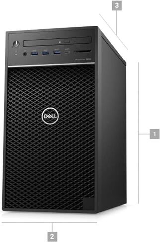 Dell Precision T3650 سطح مكتب محطة العمل | CORE I9-10900K - محرك أقراص ثابت SSD 1TB - ذاكرة الوصول العشوائي 64GB - NVIDIA QUADRO RTX 5000 | 10 نوى @ 5.3 جيجا هرتز - 16 جيجا بايت GDDR6 Win 11 Pro Black (متجدد) in Kuwait
