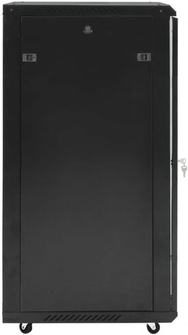 Generic 22U Network Cabinet 19 "IP20 Black 23.6" x23.6 "x47.2" 62.61kg in Saudi Arabia