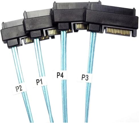 1M 4 S/كمحركات صلبة 36PIN SFF-8087 إلى 4 S/AS 29PIN SFF-8482 موصل مع سلك دبوس SATA STAN الصلب (1M) in Saudi Arabia